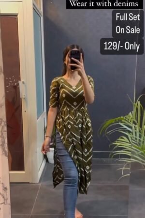 Latest Green Color Designer Dress On Sale